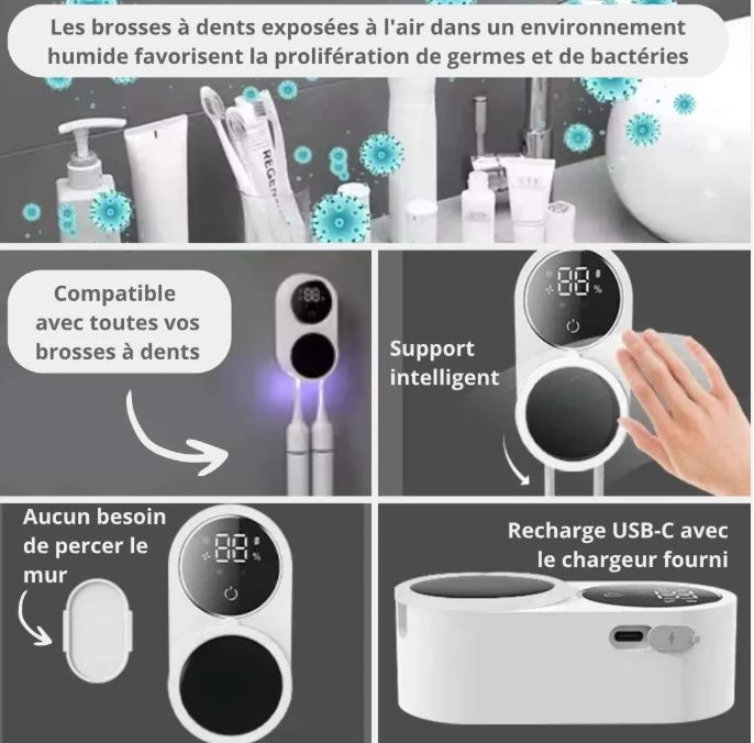 Stérilisateur à brosses a dents