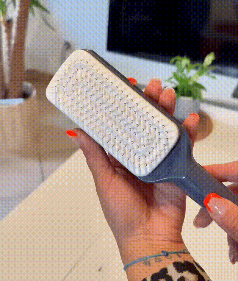 Brosse rétractable — Nettoyage rapide de la brosse à cheveux